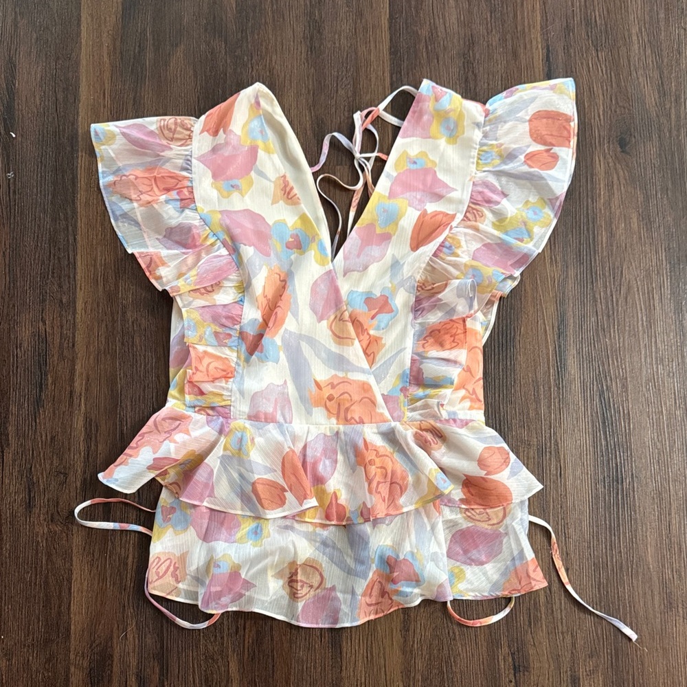 Ted Baker floral top